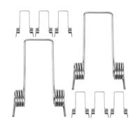 NIYANGLE 8 piezas Resorte Torsional Metálico Resistente para Tapa de Cubo de Basura para Reemplazo Cubos de Reciclaje Doméstico y Papelera de Baño