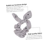 NIYANGLE 8piezas Banda Pelo Orejas De Conejo Lazos y Coleteros Bandas Elásticas Cabello Accesorios Cabello Para Niñas Para Fiesta o Diario