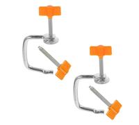 NIYANGLE Abrazadera de Fijación Metálica para Máquina de Pasta Manual, Clip de Repuesto Naranja Tornillo, 4 Piezas, Accesorio Duradero para Cocina Casera y Elaboración de Fideos