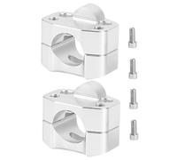 NIYANGLE Abrazaderas De Manillar Para Motocicletas y Atv Adaptadores De Elevador De Manillar Color Gris Instalación Fácil y Compatible Mayoría De Pit Bikes y Dirt Bikes