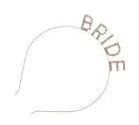 NIYANGLE Accesorio De Boda Diadema De Tocado Letras Decoración De Cabello Para Mujer