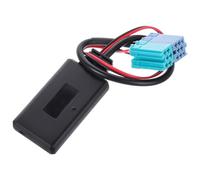 NIYANGLE Adaptador de Audio Inalámbrico 5.0 Material Abs para Coche Conexión Mini ISO 6pin y 8pin Función sin Uso de Manos y Transmisión Inalámbrica para Sistema de Audio