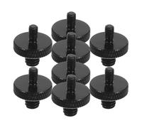 NIYANGLE Adaptador de Rosca 1/4 a M4 para Cámara y Micrófono Tornillos Metálicos 8 Piezas Soporte para Trípode y Brazo de Micrófono Accesorio para Montaje Estable Grabación y Fotografía