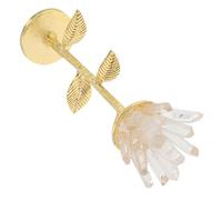 NIYANGLE Adorno de Cristal de Flor Racimo de Cristal para Decoración Floral de Mesa de Comedor Pequeña para Centro de Mesa de Boda Romántico Día de San Valentín