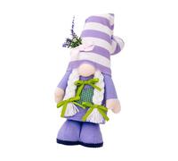 NIYANGLE Adorno de Lavanda Muñeca Enana de Peluche sin Rostro, Decoración de Bandeja Escalonada para Primavera, Diseño Femenino para Escritorio y Hogar, Decoración de Cocina y Sala