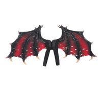 NIYANGLE Alas de Demonio Hechas de Espuma Rp para Adultos Cómodas Deslizamiento para Disfraces de Halloween y Fiestas Temáticas