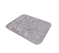 NIYANGLE Alfombrilla Antideslizante de Diseño de Guijarros Cojín de Suelo Grueso y Suave para Baño Cocina y Dormitorio Absorción Rápida y Masaje Relajante para Pies