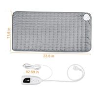 NIYANGLE Almohadilla Térmica Eléctrica para Espalda Abdomen y Piernas Manta Eléctrica Multifunción de Calentamiento para Uso Casa o Oficina