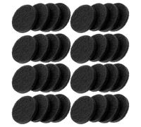 NIYANGLE Almohadillas Aromáticas de Repuesto 100 Unidades Algodón Negro para Difusores de Aceites Esenciales, Recambio para Aromaterapia en Coche y Hogar, Difusión Prolongada de Aromas