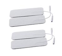 NIYANGLE Almohadillas De Electrodos De Parche De Gel 4 Uds Almohadillas De Electrodos Autoadhesivas Almohadillas De Electrodos Autoadhesivas Unidad De Hoja De Electrodo Digital