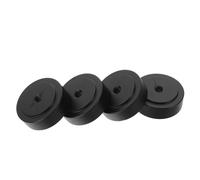 NIYANGLE Almohadillas de Goma Antideslizantes para Patas de Tabla de Cortar de Madera, Diámetro 30 Mm, Altura 10 Mm, Color Negro, 4 Unidades, Accesorios para Cocina y Protección