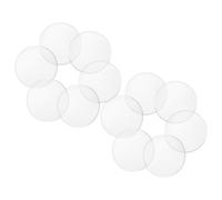 NIYANGLE Almohadillas de Parachoques Antideslizantes Transparentes para Muebles, Espaciadores de Mesa de Vidrio 20mm X 3mm, 12 Piezas, Protección para Escritorio y Encimeras