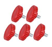 NIYANGLE Almohadillas para Báscula Electrónica M10 Roscadas Base Antideslizante Roja 5 Unidades Soportes Ajustables para Básculas de Cocina y Baño