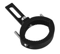 NIYANGLE Aluminio Soporte Negro de Aleación Faro Ajustable para Motocicleta | Ajuste Interior 42-62mm, Instalación Rápida y Firme, Fijación Estable para Faro Delantero de Moto