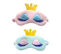 NIYANGLE Antifaz Para Dormir Funda Para Antifaz De Viaje Cómoda Venda Nocturna De Dibujos Animados Con Bolsa De Hielo Para Dormir 2 Uds.
