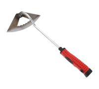 NIYANGLE Azada de Mano para Jardinería, Herramienta de Deshierbe de Acero Inoxidable y Plástico, Roja, Mango Ergonómico, para Cultivar y Deshierbar Flores y Plántulas de Hortalizas,