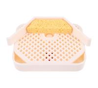 NIYANGLE Bandeja de Goteo para Molinillo de Vidrio Pequeña, Bandeja Antisalpicaduras para Molinillo Húmedo, Rejilla Ranurada de Repuesto para Amoladora de Vidrios y Cerámica, Accesorio