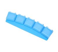 NIYANGLE Bandeja Mezcladora de Plástico para Laboratorio Dental, Tamaño 9,25 X 2,17 X 0,79 Pulgadas, con Tapa, Esterilizable, Adecuado para Mezcla de Polvos Cerámicos y Resinas