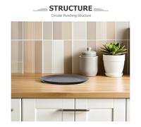 NIYANGLE Bandeja para Pizza de Aluminio Perforaciones Antiadherente y Resistente al Horno para Cocinar Pizzas con Corteza Crujiente Casa y Restaurantes