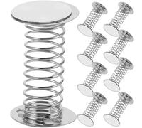 NIYANGLE Bases de Resorte Adhesivas 4 CM Paquete de 10 Piezas para Muñecas Oscilantes y Manualidades DIY Base Pequeña con Muelles Oscilantes para Proyectos de Decoración Creativa