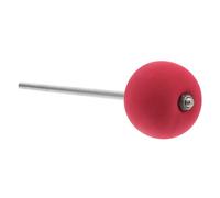 NIYANGLE Batidor de Pedal de Bombo Rojo Cabeza de Martillo de Eva y Metal, Accesorio Versátil que Reduce Vibración para Actuaciones Musicales y Festivales