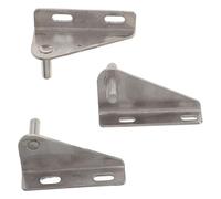 NIYANGLE Bisagra de Acero Inoxidable para Puerta de Frigorífico-congelador Comercial, Juego de 3 Piezas Plástico, Eje de 28 Mm, Repuesto para Congelador Pequeño y Refrigerador Profesional