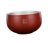 NIYANGLE Bol de Acero Inoxidable Sopa y Fideos Recipiente Compacto de Rojo Seguro Olores para Ramen Ensaladas y Uso Doméstico