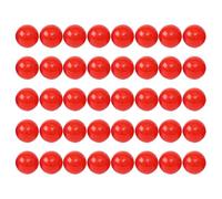 NIYANGLE Bolas de Lotería para Sorteo 3 Cm Rojas Abiertas, 100 Piezas de Plástico Reutilizables para Juegos de Bar y Fiestas, Accesorios de Entretenimiento para Eventos y Reuniones