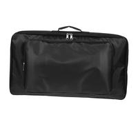 NIYANGLE Bolsa De Almacenamiento Para Pedalera De Efectos Guitarra Negra M601 Cremallera, Resistente Nylon De Alta Tenacidad, Estuche Transporte Compacto Para Pedales y Accesorios Musicales