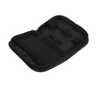 NIYANGLE Bolsa De Almacenamiento Portátil para De Diabetes Estuche Organizador Negro para Glucómetros y Accesorios para Uso Casa y