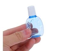 NIYANGLE Botellas Exprimibles 10 Ml Azules Pack de 25 Frascos Vacíos para Aceites Esenciales y Medicamentos Líquidos Dispensadores Portátiles para Viajes y Uso Diario