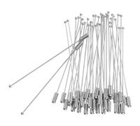 NIYANGLE Broches Largos de Cobre 90 Mm, 40 Piezas Imperdibles para Abrigos, Suéteres y Sombreros, Alfileres de Seguridad para Accesorios de Ropa y Joyería