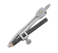 NIYANGLE Brújula Plástico con de Material Diseño Tornillo Metálico Profesional Incluye Lápiz de Madera Color Aleatorio para Geometría Dibujo Técnico y Uso Escolar