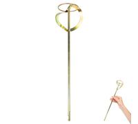 NIYANGLE Cabezal Mezclador de Acero al Carbono para Taladro Eléctrico Varilla Doble S para Mezclar Pasta de Yeso Pintura y Accesorio Resistente para Construcción y Uso Doméstico