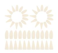 NIYANGLE Cabezales de Esponja para Limpiar Bocetos 40 Piezas, Puntas de Repuesto para Herramienta de Dibujo, Material Resistente sin Deformación, Kit Dibujo para Artistas, Limpieza