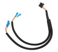NIYANGLE Cable Aleación y Plástico 1 a 2 6.3mm Divisor de Bocina para Coche Extensión Segura para Modificaciones DIY y Mejora de Respuesta del Claxon
