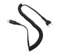 NIYANGLE Cable y Exterior Tejido Reforzado Negro Conector Chapado en Oro para Handpiece de Taladro de Uñas para Salones y Servicios Móviles