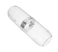 NIYANGLE Caja De Almacenamiento De Copa De Cepillo De Cepillo De Plegable De Viaje Caja De Cepillo De Portaescobillas De Viaje como Transparent