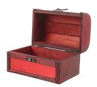 NIYANGLE Caja de Joyas de Madera Retro Organizador Decorativo de Almacenamiento para Joyas Caja de Creativa y para Bodas y Fiestas Capacidad para Pendientes Collares y Pulseras