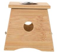 NIYANGLE Caja De Moxibustión De Madera Portátil Orificio, Correa Ajustable, Gran Capacidad Para Terapia Integral De Moxibustión En Casa, Tradicional Para Cuerpo Completo, Relajación y Bienestar