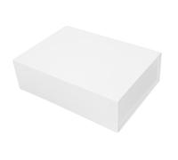 NIYANGLE Caja de Regalo Magnética Grande white con Tapa de Cierre Magnético para Propuestas Almacenaje y Decoración Cumpleaños o Fiestas