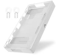 NIYANGLE Caja de Seguridad Acrílica para Teléfono Móvil con Candado y 2 Llaves Caja Pequeña Transparente para Adultos y Control de Uso para Estudio y Productividad