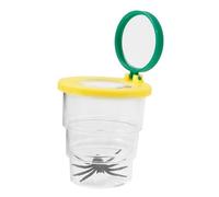 NIYANGLE Caja Tarro De Visor De Insectos Insertar Visor De Errores Jaula Atrapa Insectos Claro Hábitat De Insectos del Visor De Errores Tarro De Insectos Contenedor De Bichos Abs