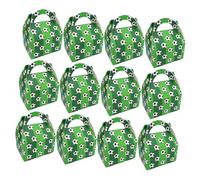 NIYANGLE Cajas De 50 Uds. bolsas de merienda de fútbol cajas de de futbol cajas de dulces de dulces estilo europeo caja de embalaje caja de fútbol americano