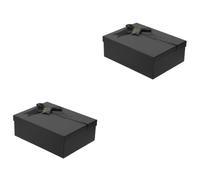 NIYANGLE Cajas De Almacenaje 2 Cajas Caja De Propuesta De Padrinos De Boda Decoración Del Cosmos Ribete Decoraciones Nupciales Traje Caja De Dulces Papel Bulto Dama De Honor