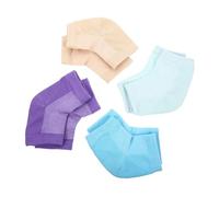 NIYANGLE Calcetines Reparadores de Talón Antideslizantes 4 Pares de Algodón Poliéster Gel para Pies Secos y Agrietados para Mujeres y Personas Que Están Mucho de Pie