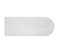 NIYANGLE Calcomanía de Pizarra Blanca Autoadhesiva en Forma de Media Luna, Hoja Extraíble de Borrado en Seco 40 X 16 Pulgadas, Reutilizable Residuos, Adecuado para Oficina, Aula y Espacio