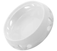 NIYANGLE Calentador de Tetera de Cerámica Blanco Base Calefactora para Tazas y Teteras Pequeñas Soporte Resistente al Calor para Quemador de Cera Perfumada Accesorio Adecuado para