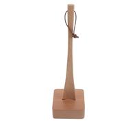 NIYANGLE Calzador Largo de Madera con Base Estable 30 Cm, Herramienta para Calzado sin Agacharse, Calzador Vertical para Personas Mayores, Soporte Resistente para Botas y Zapatos en Hogar