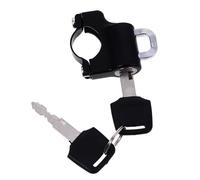 NIYANGLE Candado Antirrobo para Casco y Manillar de Motocicleta Aleación de Zinc Resistente al Corte, Montaje Seguro para Protección en Viajes Urbanos